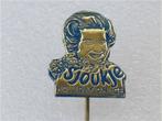 SP2027 Speldje Sjoukje holiday on ice blauw, Collections, Broches, Pins & Badges, Utilisé, Enlèvement ou Envoi