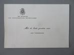 kaart met de Beste groeten van minister Leo Tindemans, Verzamelen, 1960 tot 1980, Verzenden, Zo goed als nieuw, Prent