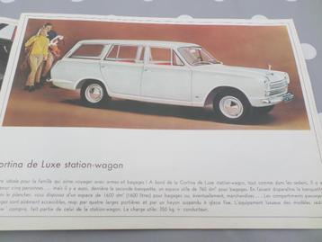 Ford Cortina  1966 Franstalige brochure beschikbaar voor biedingen
