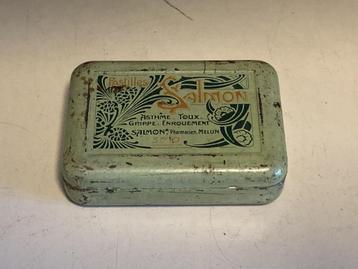 Vintage blik Salmon pastilles  beschikbaar voor biedingen