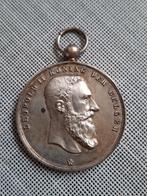 verzilverde medaille Koning Leopold II, Verzenden, Gebruikt, Overige typen