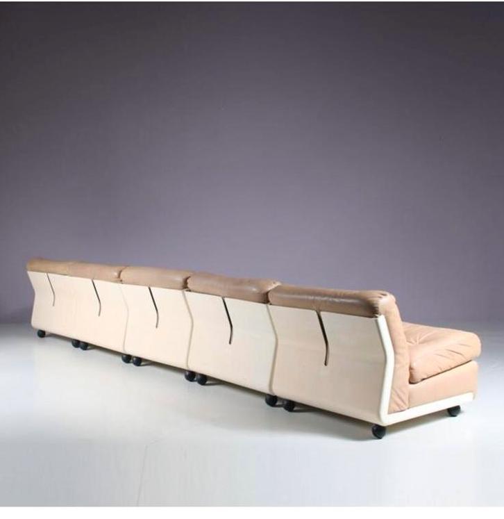 Set van 5 fauteuils „Amanta” Mario Bellini - te restaureren, Huis en Inrichting, Woonaccessoires | Overige, Gebruikt, Ophalen