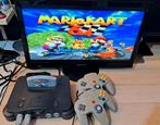 Nintendo 64 avec le jeu mariokart 2 manette test sur place, Enlèvement ou Envoi, Utilisé