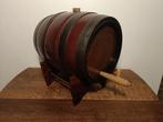 Vintage houten whiskyvat / wijnvat op houten onderstel., Antiek en Kunst, Ophalen