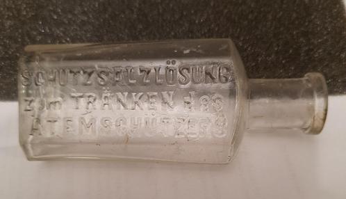 Salzschutzlosung WW1 rare bouteille allemande WW1 contre le, Collections, Objets militaires | Général, Enlèvement ou Envoi