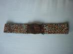 Riem : Elastiek met Pareltjes, Kleding | Dames, Riemen en Ceinturen, 5 cm of meer, Nieuw, Tailleriem, Ophalen of Verzenden