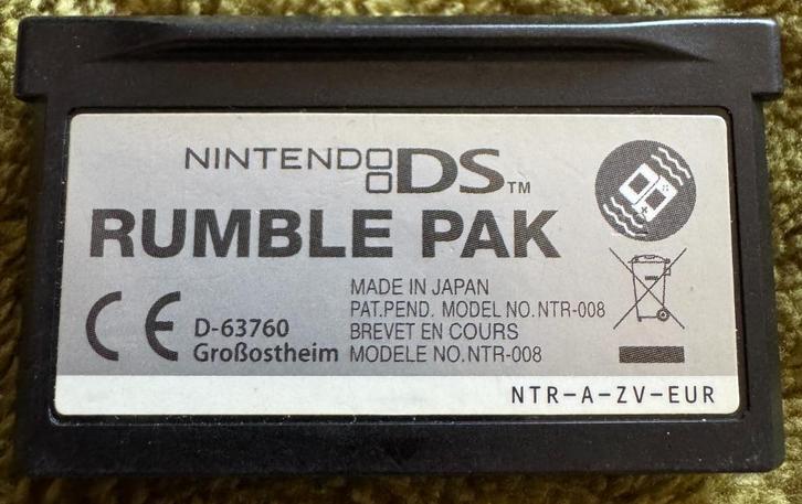 Nintendo DS Rumble Pack [DS], Games en Spelcomputers, Spelcomputers | Nintendo Consoles | Accessoires, Gebruikt, Overige modellen