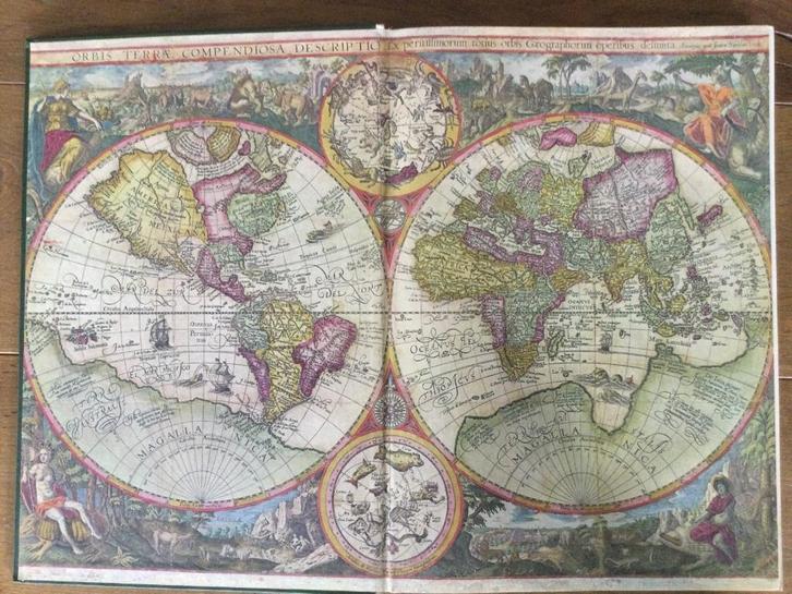 Vintage Wereldatlas / Wetenschap. PRACHTIG !   Kerstcadeau ?, Boeken, Wetenschap, Zo goed als nieuw, Overige wetenschappen, Ophalen