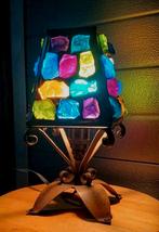 Vintage lamp met mozaïek, Ophalen of Verzenden