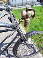 Be different! Jaren 30 fiets met carbidlamp Brooks ant. bel, Antiek en Kunst, Antiek | Woonaccessoires, Ophalen
