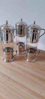 3 verzilverde thee-of koffiefilters, Antiek en Kunst, Ophalen of Verzenden