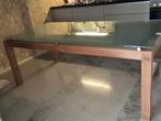 Keukentafel te koop, Huis en Inrichting, Ophalen, Zo goed als nieuw, Rechthoekig, Glas