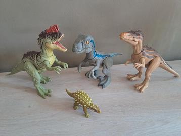 Lot Jurassic World Mattel Dinosaurussen9  beschikbaar voor biedingen