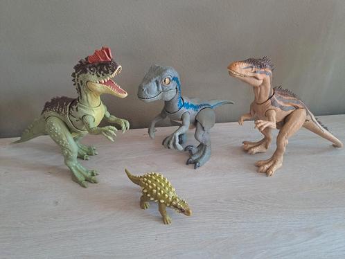 Lot Jurassic World Mattel Dinosaurussen9, Kinderen en Baby's, Speelgoed | Actiefiguren, Zo goed als nieuw, Ophalen
