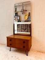 Vintage kast met spiegel, Huis en Inrichting, Ophalen, Zo goed als nieuw