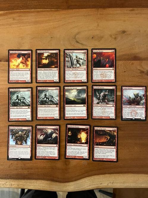 Magic The Gathering - 13 red rare cards - Bundle 19, Hobby en Vrije tijd, Verzamelkaartspellen | Magic the Gathering, Zo goed als nieuw