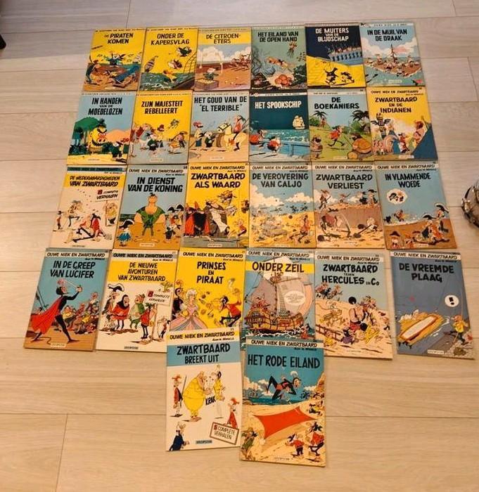 Ouwe Niek en Zwartbaard: complete collectie eerste druk#1-26, Boeken, Stripverhalen, Ophalen of Verzenden