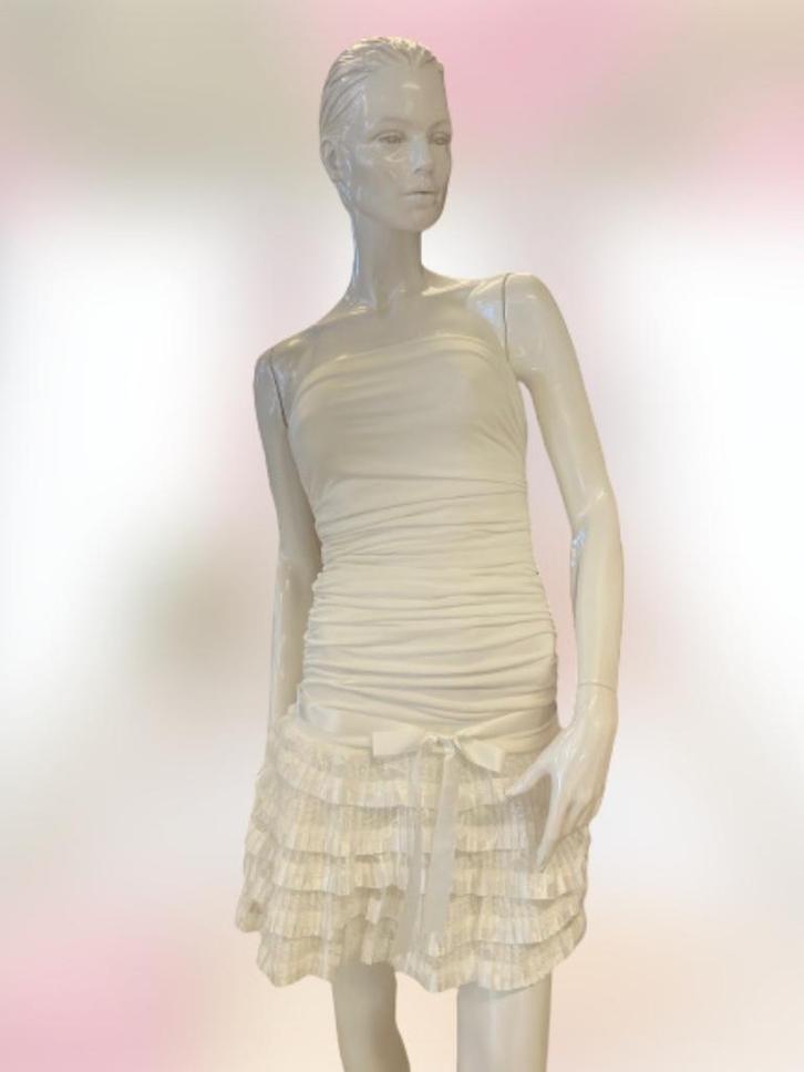 Korte trouwjurk, one size, Kleding | Dames, Trouwkleding en Trouwaccessoires, Nieuw, Trouwjurk, Ophalen of Verzenden