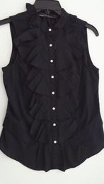 Chemise sans manches noire taille XS de Zara, Comme neuf, Zara, Noir, Taille 34 (XS) ou plus petite