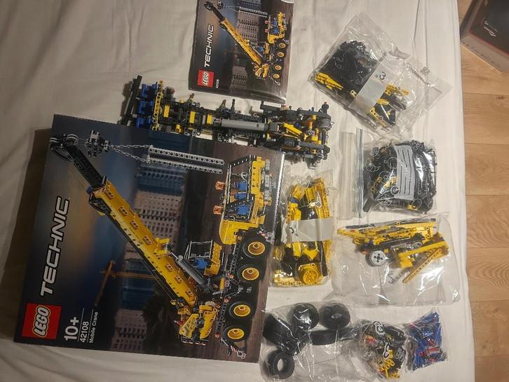 LEGO Technic 42108 – Mobile Crane (compleet, half gebouwd), Hobby en Vrije tijd, Modelbouw | Auto's en Voertuigen, Zo goed als nieuw