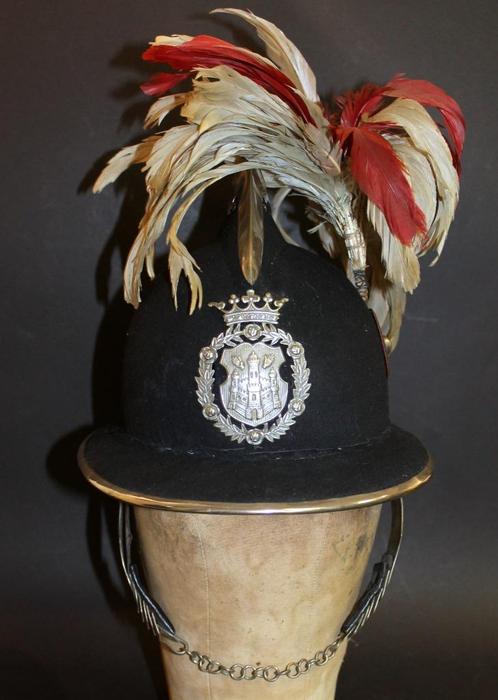 Helm van een Antwerpse stads trommelaar , Fonson Bxl, Verzamelen, Militaria | Algemeen, Verzenden