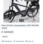 Riese & Muller Speedpedelec 2022 NIEUWE STAAT., 47 tot 51 cm, Ophalen, Zo goed als nieuw, Riese & Müller