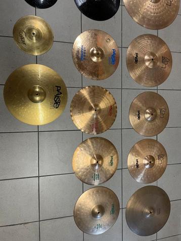 Cymbales Paiste, Zildjian et autres... disponible aux enchères