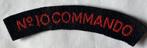 ABBL N 10 commando embleem Belgian army in UK, Verzamelen, Ophalen of Verzenden, Landmacht, Embleem of Badge