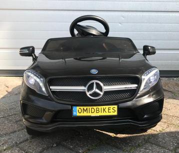  Kinder Auto Mercedes GLA45 AMG 12v wit MP3 / AUX / Vering /