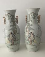 Chinees/ Chinese koppel vazen, Antiquités & Art, Antiquités | Vases, Enlèvement ou Envoi
