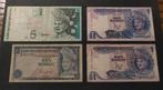Malaysia - lot van 4 gebruikte biljetten - F tot VF, Ophalen of Verzenden, Setje