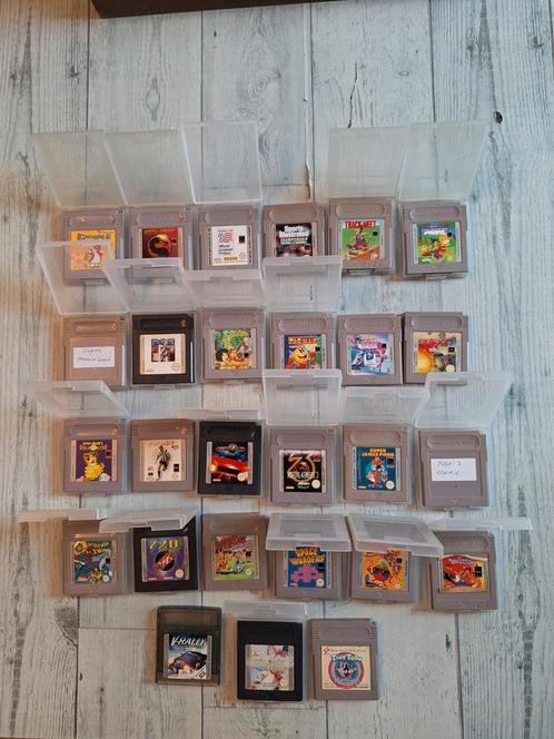 27 Gameboy-spellen!, Games en Spelcomputers, Games | Nintendo Game Boy, Zo goed als nieuw, Avontuur en Actie, 2 spelers, Vanaf 3 jaar