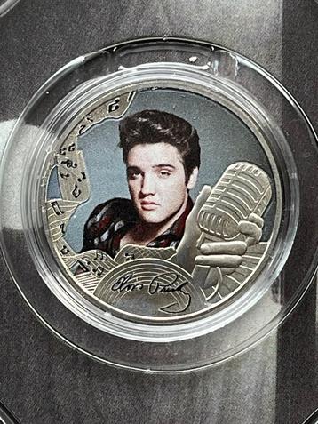 Elvis Presley 1/2 crown Gibraltar kleur