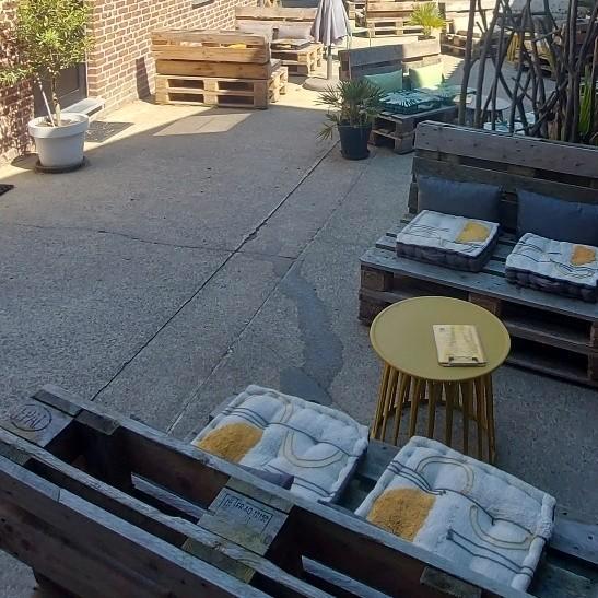 5 ensembles de meubles de jardin en palettes., Jardin & Terrasse, Terrasses, Bois, Enlèvement