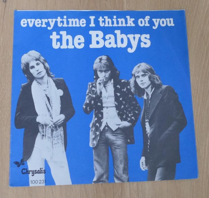 7"  The Babys ‎– Everytime I Think Of You, CD & DVD, Vinyles Singles, Utilisé, Single, Rock et Metal, 7 pouces, Enlèvement ou Envoi