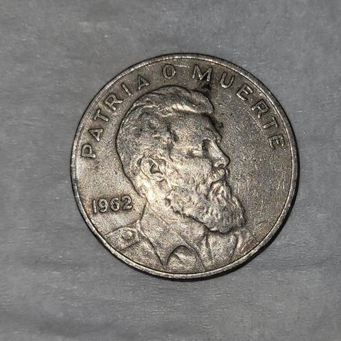 Oude Cubaanse munt — 40 Centavos — 1962, Postzegels en Munten, Munten en Bankbiljetten | Verzamelingen