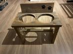 Handgemaakte houten staander voor eetkommen., Dieren en Toebehoren, Ophalen, Zo goed als nieuw