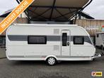 Hobby De Luxe 495 WFB mover luifel voortent!, Caravans en Kamperen, 7 tot 8 meter, Treinzit, Schokbreker, Tot en met 4