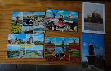 Postkaarten met molens beschikbaar voor biedingen