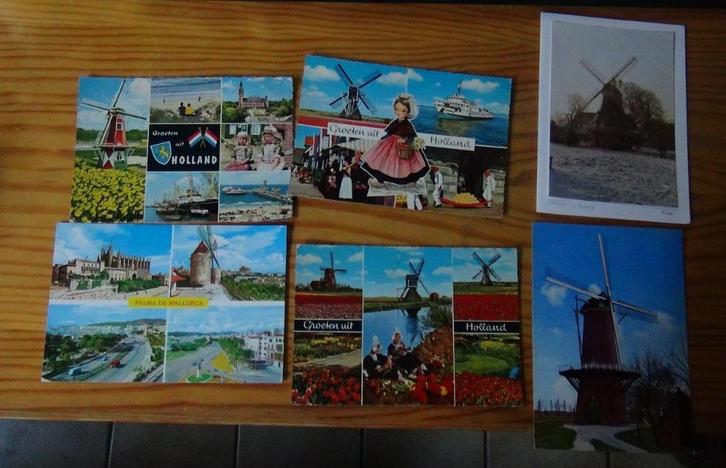 Postkaarten met molens, Verzamelen, Postkaarten | Themakaarten, Gelopen, Overige thema's, Ophalen of Verzenden