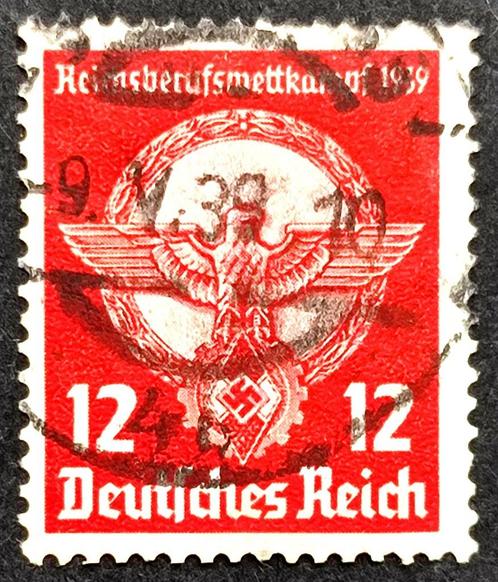 Dt.Reich: Reichsberufswettkampf 1939, Postzegels en Munten, Postzegels | Europa | Duitsland, Gestempeld, Overige periodes, Ophalen of Verzenden