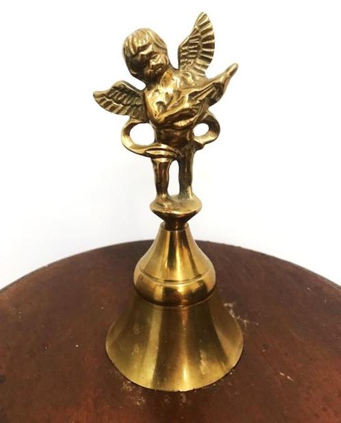 Bel Engel Brons Putti Art Nouveau Antiek😍🎶🔊💑🤗👌, Antiek en Kunst, Antiek | Brons en Koper, Brons, Ophalen of Verzenden