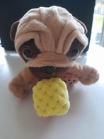 Pugsley knuffel mopshond met popcorn, Kinderen en Baby's, Ophalen of Verzenden, Zo goed als nieuw