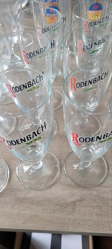 Acht Rodenbach bierglazen te koop beschikbaar voor biedingen