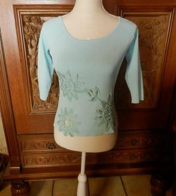 (34) - blouse femme t.38 bleue disponible aux enchères