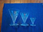 RARE:27 Verres Cristal Art Deco "Anmaur" 1920-Val St.Lambert, Enlèvement
