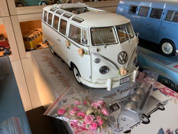 Vw T1 huwelijksbus - Sunstar - 30 cm !!! beschikbaar voor biedingen