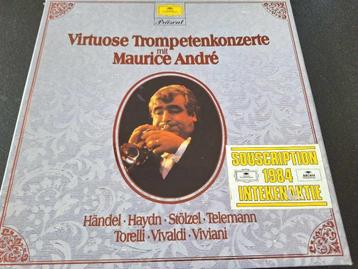 MAURICE ANDRE - Virtuose Trompetenkonzerte Box 2 x Lp's, 12 pouces, Baroque, Enlèvement ou Envoi, Utilisé