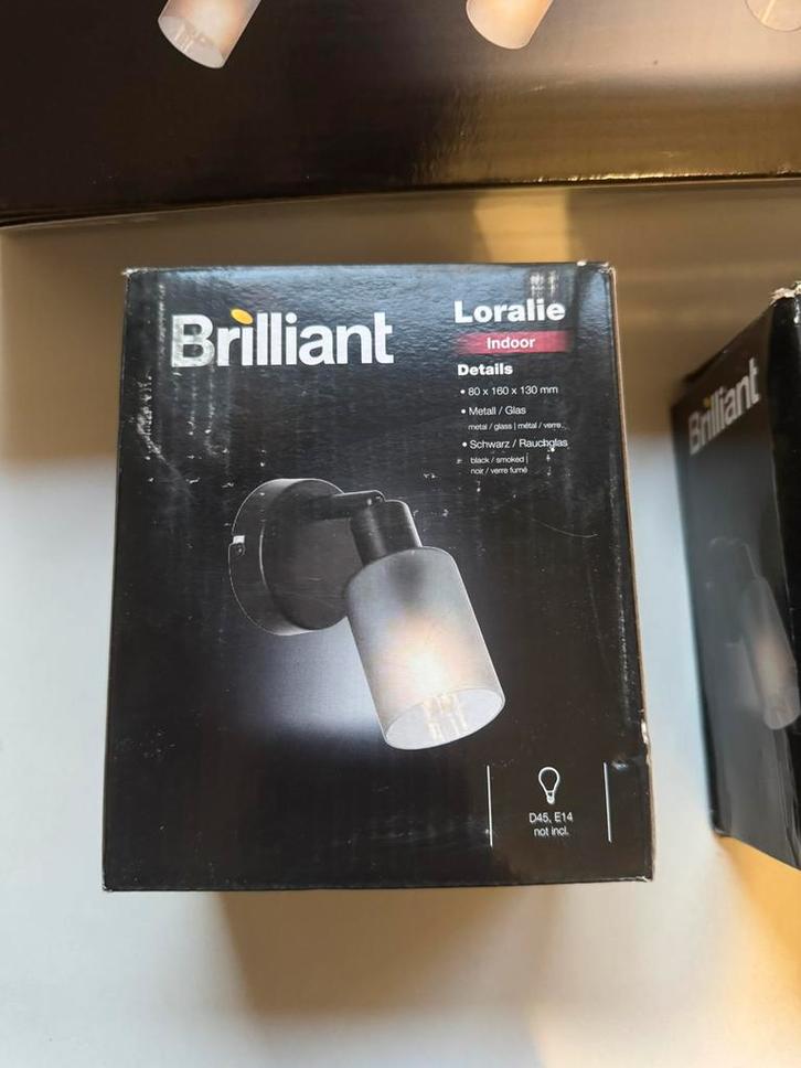 Lampe murale, Huis en Inrichting, Lampen | Wandlampen, Glas, Ophalen