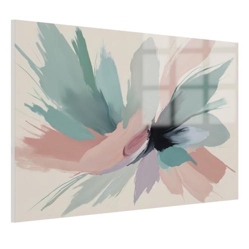 Explosion de couleurs pastel abstraite Peinture sur verre 10, Antiquités & Art, Art | Peinture | Abstraite, Envoi